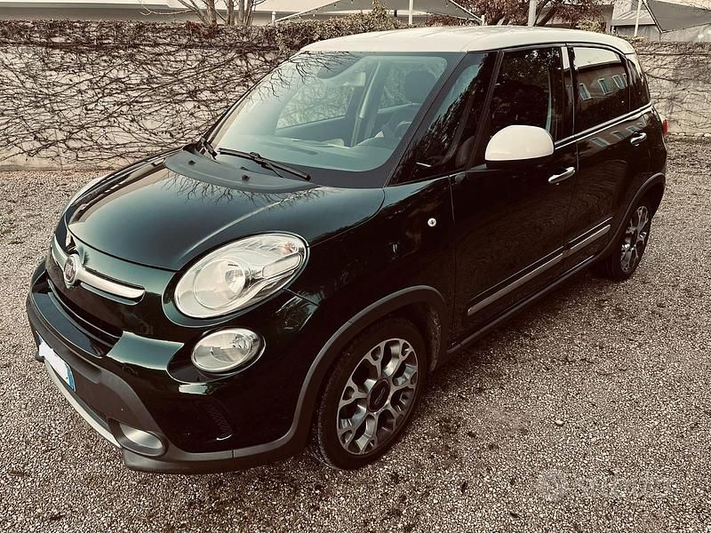 Usata Fiat 500L Trekking 105 CV (77 kW) 2014 Verde Monovolume
