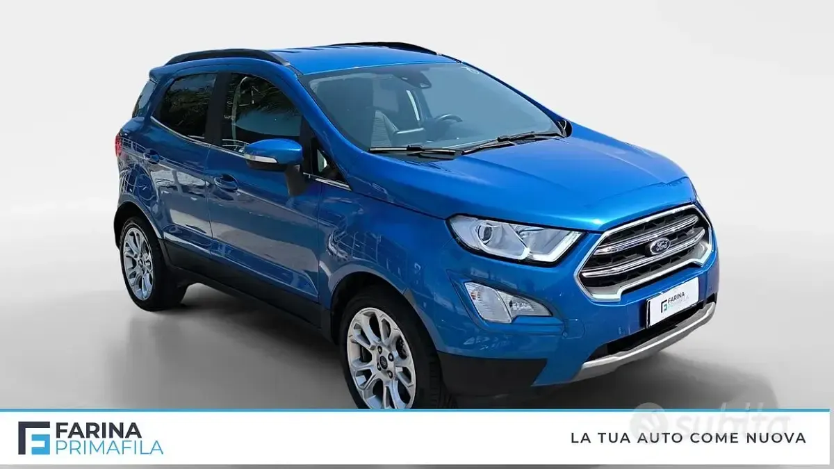 Usata Ford Ecosport Titanium S 125 CV (91 kW) 2022 Desert island blue SUV