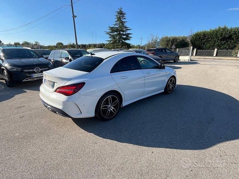 Usata Mercedes CLA200 AMG 136 CV (100 kW) 2018 Bianco Berlina