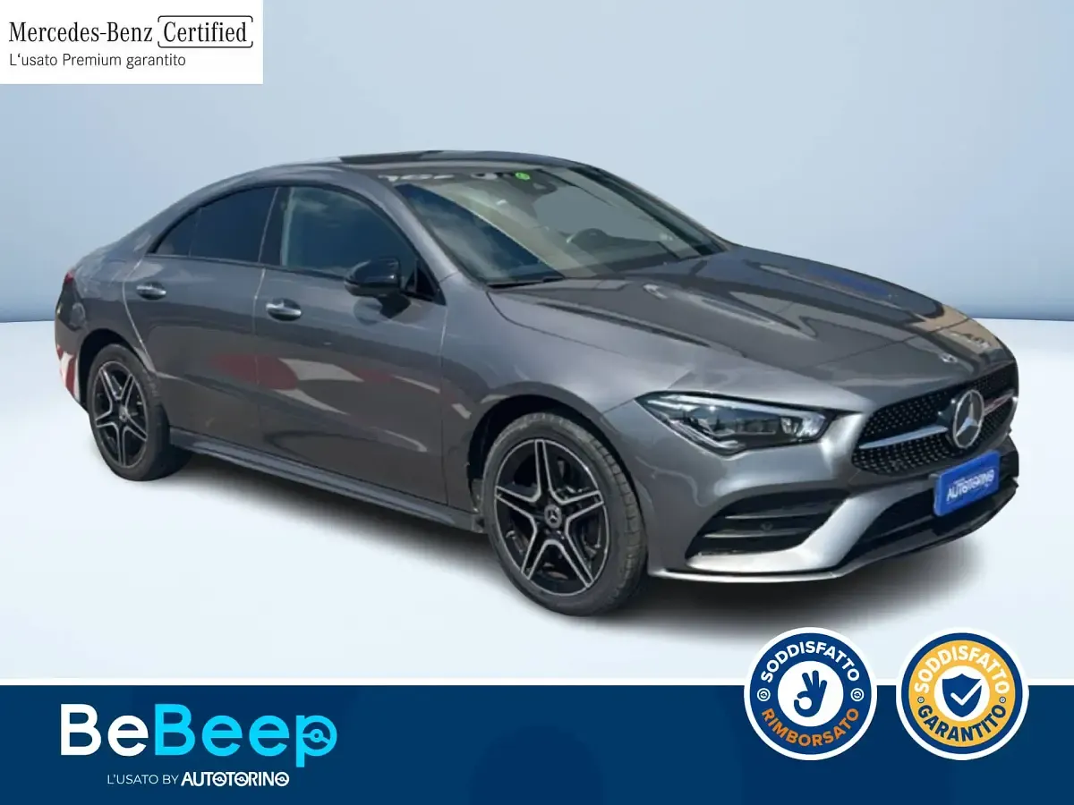 Usata Mercedes CLA250e Premium 160 CV (117 kW) 2022 Grigio metallizzato Coupé
