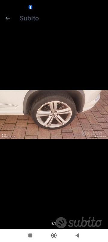 Usata VW Tiguan R-line 170 CV (125 kW) 2010 Bianco SUV