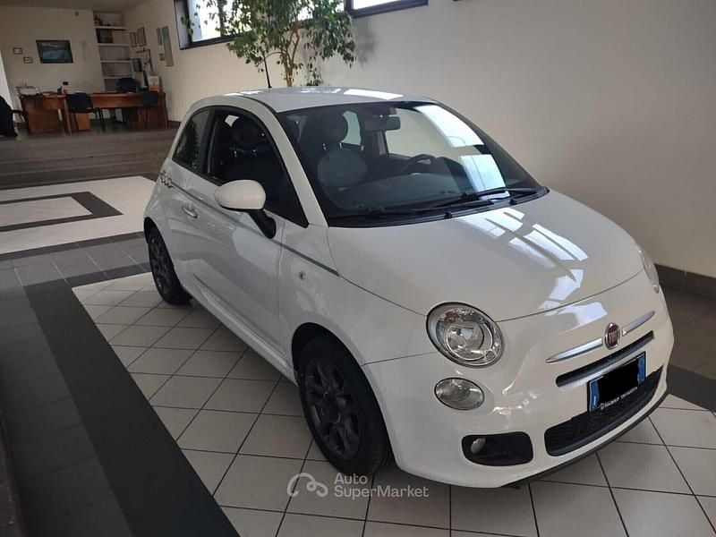 Bianco Usata 2015 Fiat 500S S Cabrio | 7999 € (Buon prezzo) - Immagine 1/4