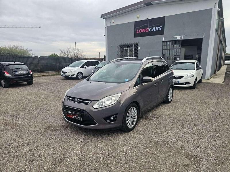 Grigio Usata 2014 Ford C-MAX Titanium Monovolume | 8000 € (Cara) - Immagine 1/4