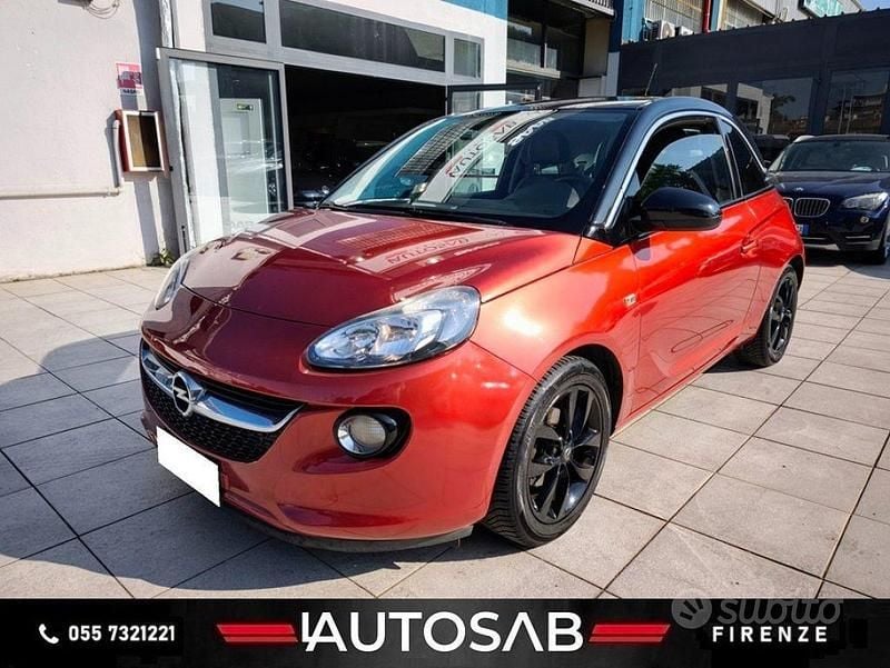 Usata Opel Adam Slam 87 CV (63 kW) 2015 Rosso Utilitaria