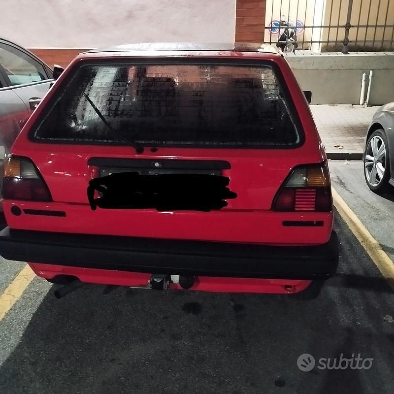 Usata VW Golf II 1984 Rosso Utilitaria