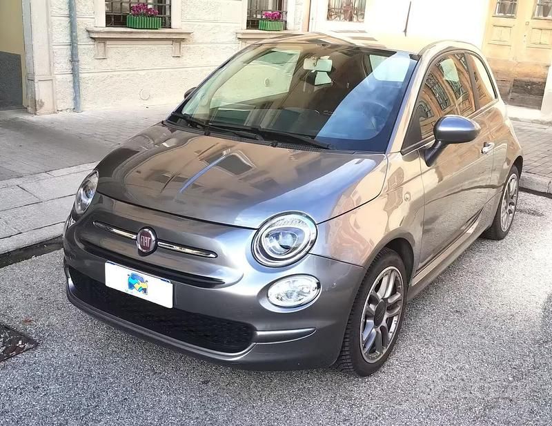 Usata Fiat 500 69 CV (50 kW) 2016 Grigio Berlina
