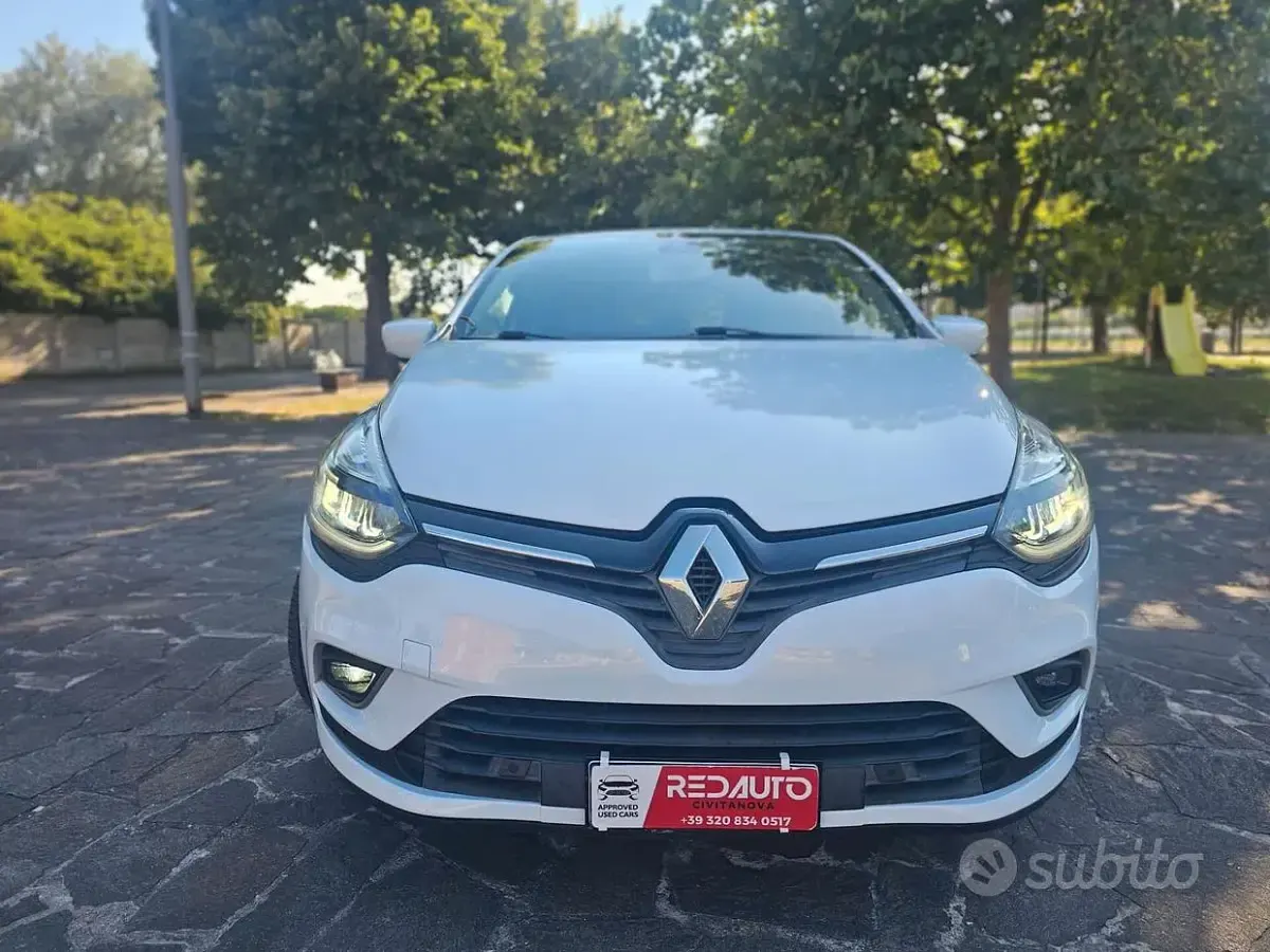 Usata Renault Clio IV 90 CV (66 kW) 2017 Bianco Berlina