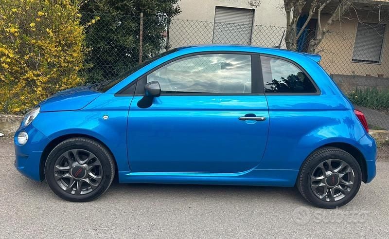 Usata Fiat 500 69 CV (50 kW) 2019 Blu Utilitaria