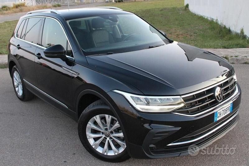 Usata VW Tiguan 150 CV (110 kW) 2021 Nero SUV
