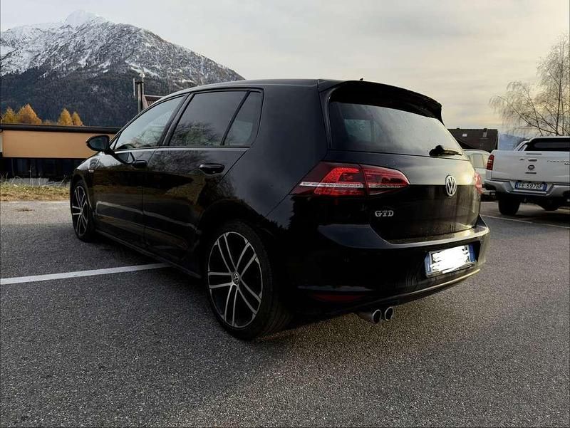 Usata VW Golf VII GTD 184 CV (135 kW) 2013 Nero