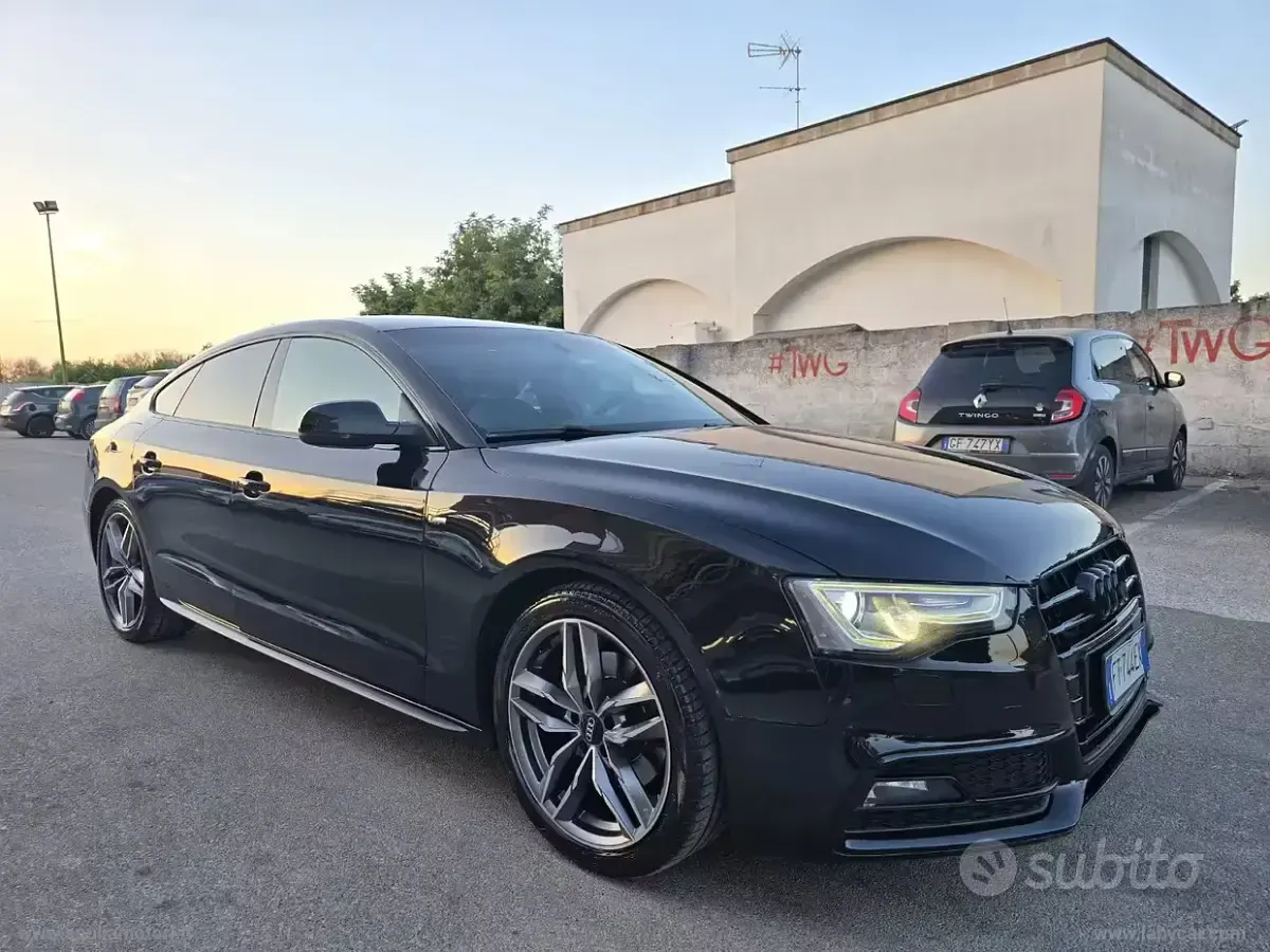 Usata Audi A5 S-Line 150 CV (110 kW) 2015 Nero Coupé