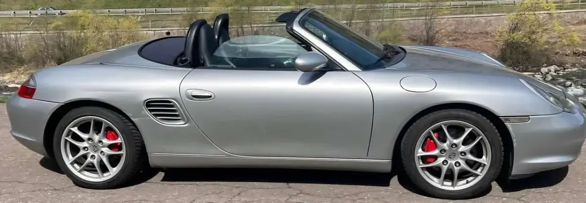 Usata Porsche Boxster 260 CV (191 kW) 2003 Argento Cabrio