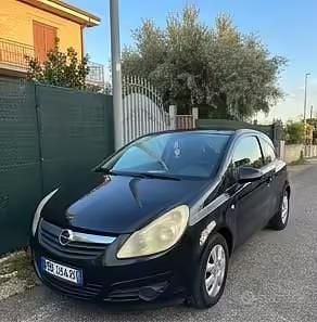 Usata Opel Corsa 2008 Nero Utilitaria