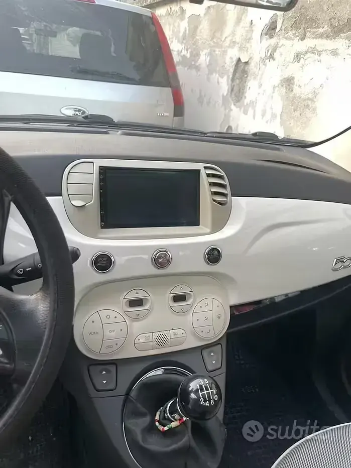 Usata Fiat 500 100 CV (73 kW) 2007 Bianco Berlina