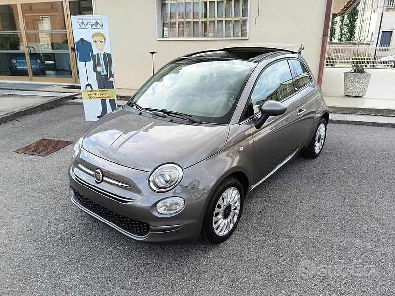 Usata Fiat 500C Lounge 69 CV (50 kW) 2019 Grigio Cabrio