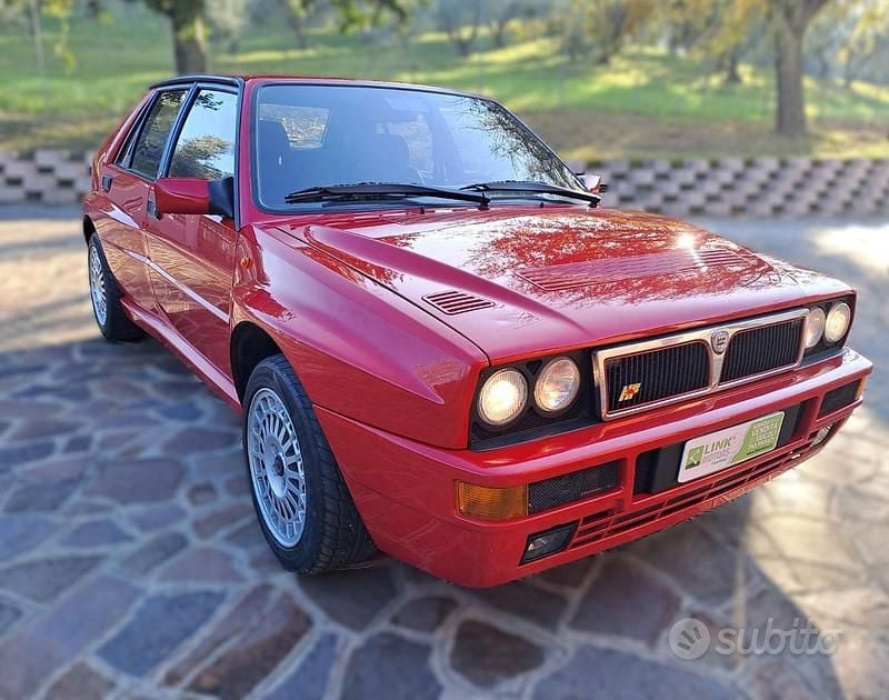 Usata Lancia Delta 1991 Rosso Utilitaria