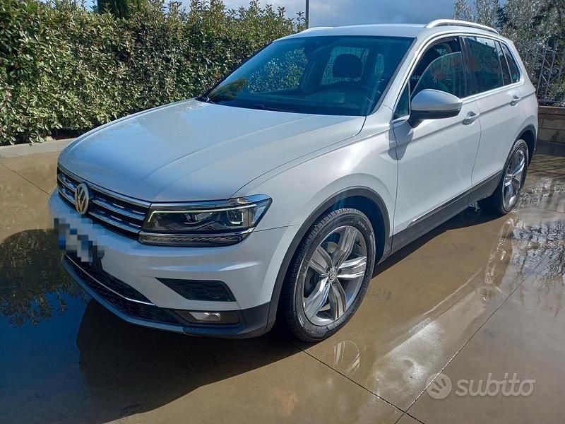 Usata VW Tiguan Advance 150 CV (110 kW) 2018 Bianco SUV