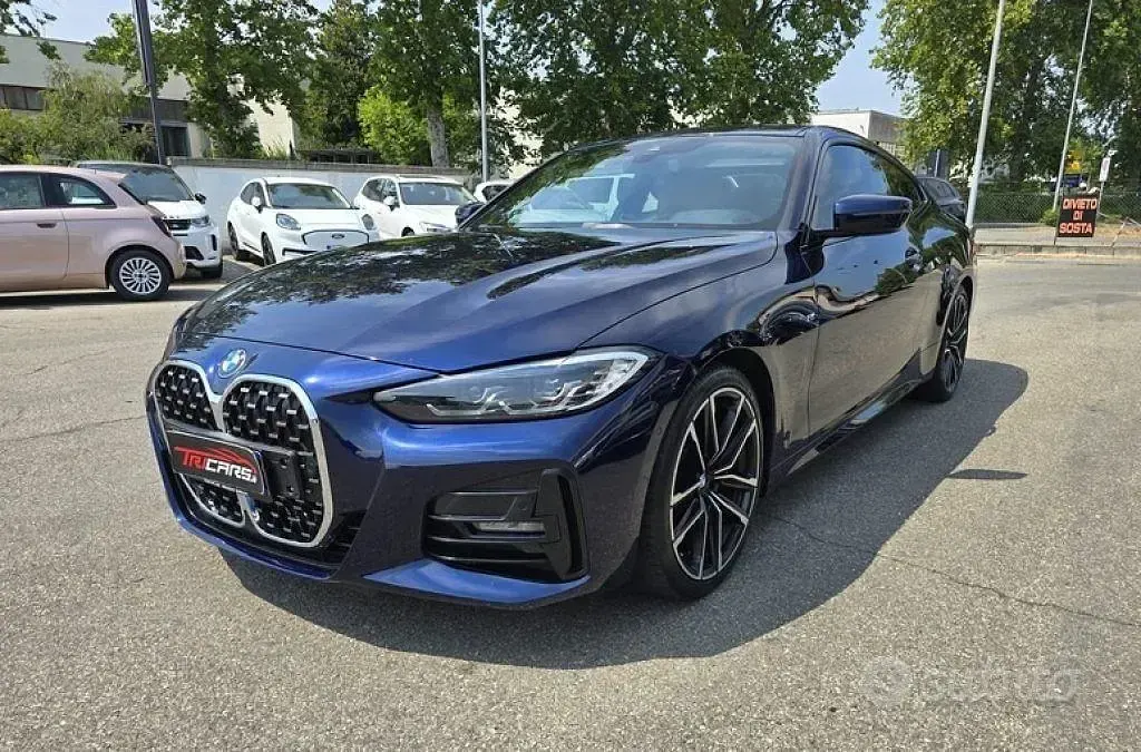 Usata BMW 420 Coupé M Sport 184 CV (135 kW) 2020 Blu Coupé