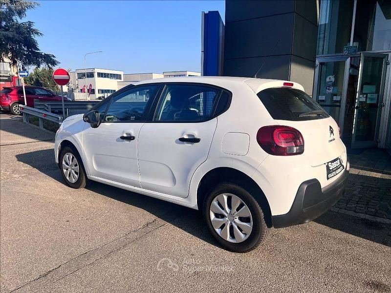 Usata Citroën C3 75 CV (55 kW) 2017 Bianco pastello Furgone