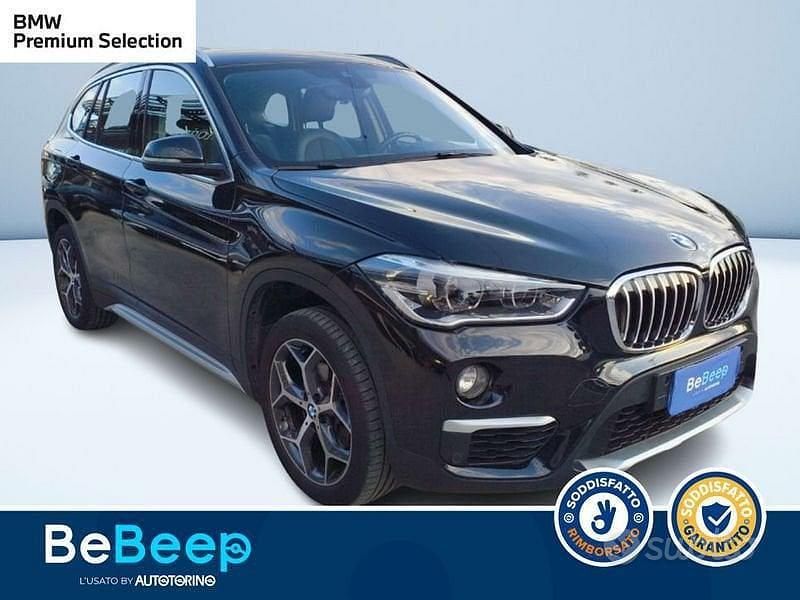Usata BMW X1 xLine 150 CV (110 kW) 2018 Nero metallizzato SUV