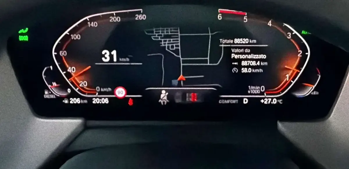 Usata BMW 118 Advantage 150 CV (110 kW) 2020 Nero Berlina