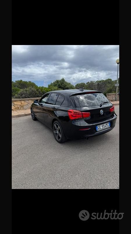 Usata BMW 118 95 CV (69 kW) 2015 Nero Utilitaria