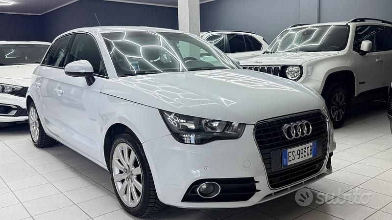Usata Audi A1 Ambition 89 CV (65 kW) 2013 Bianco Utilitaria