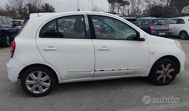 Usata Nissan Micra Acenta 2011 Bianco Utilitaria