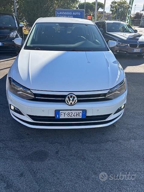 Usata VW Polo 65 CV (47 kW) 2019 Bianco Berlina