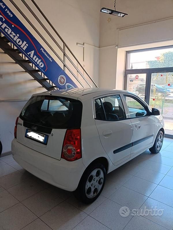 Usata Kia Picanto 62 CV (45 kW) 2010 Bianco Utilitaria