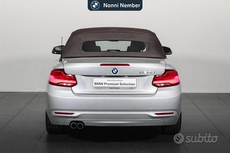 Usado BMW 220 Advantage 190 CV (139 kW) 2018 Gris Descapotable