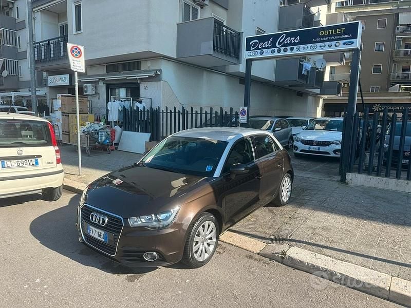 Usata Audi A1 S-Line 89 CV (65 kW) 2014 Marrone Utilitaria