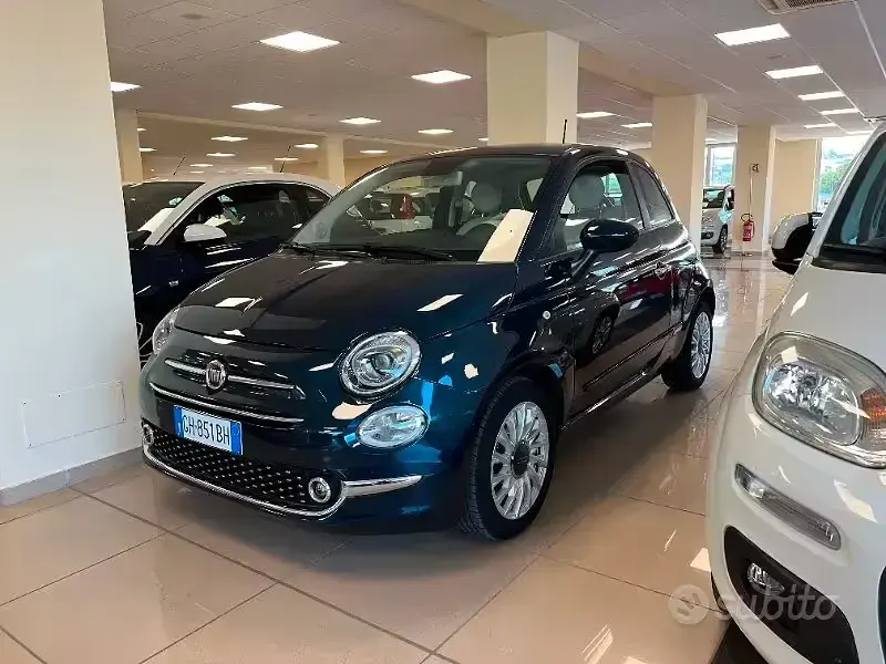 Usata Fiat 500 Lounge 69 CV (50 kW) 2021 Bluazzurro Utilitaria