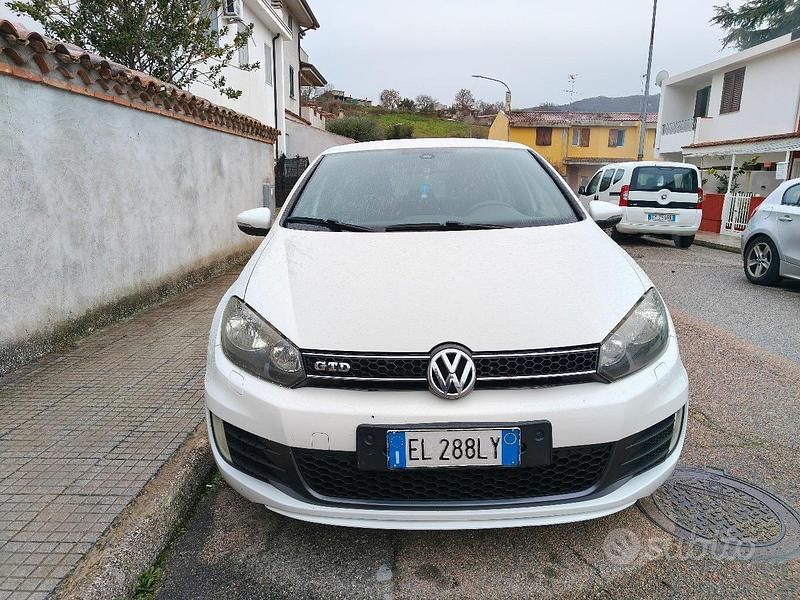 Usata VW Golf VII GTD 170 CV (125 kW) 2012 Bianco Berlina