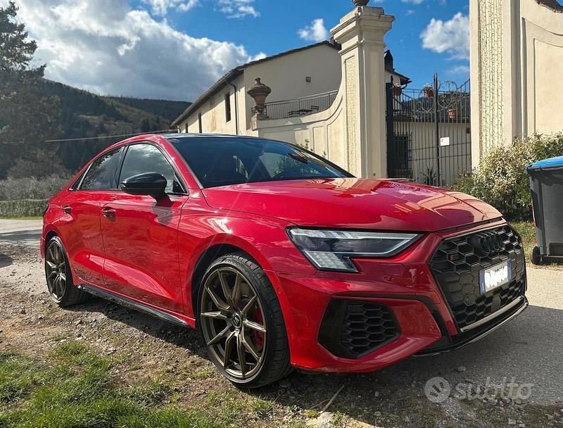Usata Audi S3 Sport 310 CV (228 kW) 2022 Rosso Berlina
