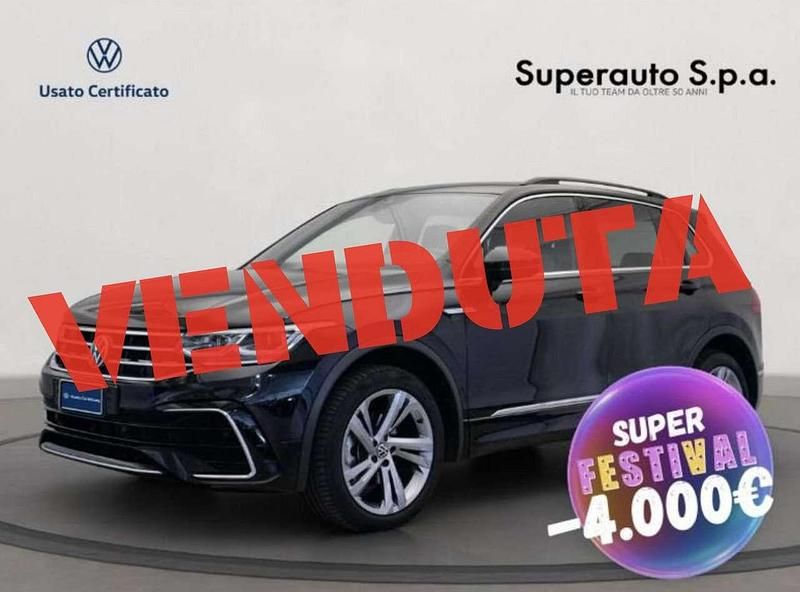 Usata VW Tiguan R-line 150 CV (110 kW) 2023 Nero SUV