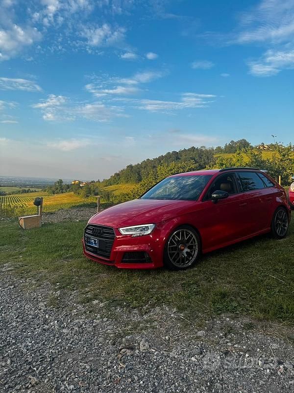 Rosso Usata 2017 Audi A3 Due volumi | 27.000 € (Molto cara) - Immagine 1/4