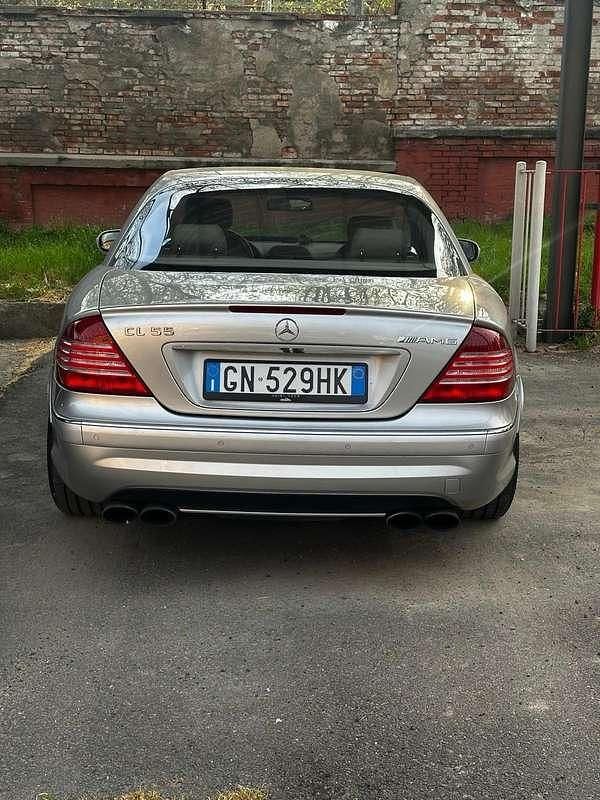 Usata Mercedes CL55 AMG AMG 500 CV (367 kW) 2002 Argento Coupé