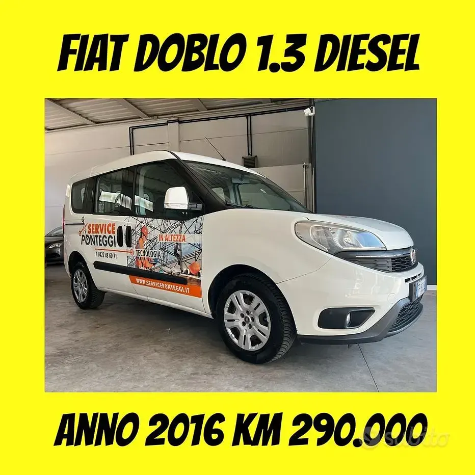 Usata Fiat Doblò 90 CV (66 kW) 2016 Monovolume