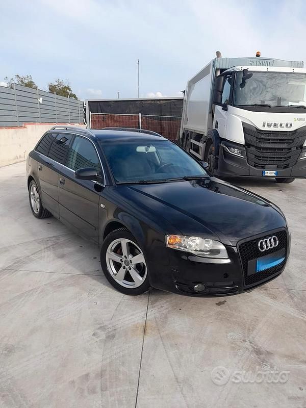 Usata Audi A4 140 CV (102 kW) 2007 Nero Berlina