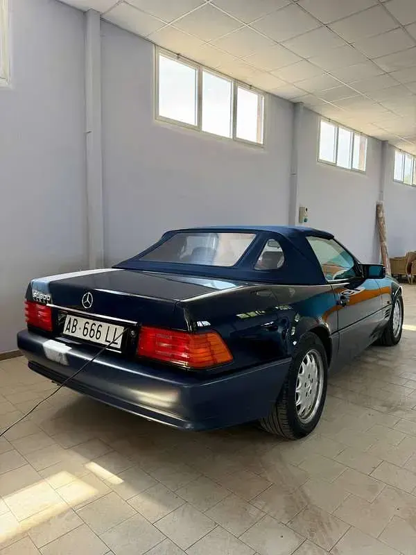 Usata Mercedes SL500 320 CV (235 kW) 1993 Blu/azzurro Cabrio
