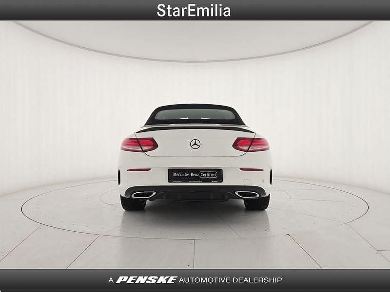 Usata Mercedes C220 Premium Plus 194 CV (142 kW) 2023 Bianco Cabrio
