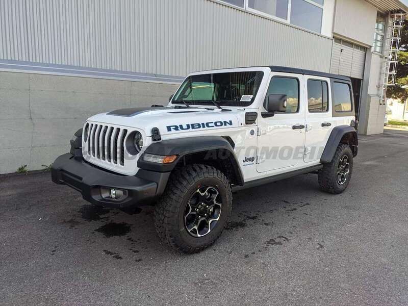 Bianco Usata 2023 Jeep Wrangler Rubicon SUV | 67.400 € (Molto cara) - Immagine 1/4