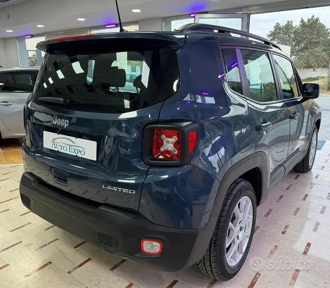 Usata Jeep Renegade Limited 130 CV (95 kW) 2022 Blu SUV