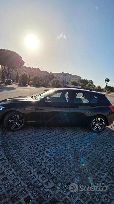 Usata BMW 116 Sport Line 116 CV (85 kW) 2015 Nero Utilitaria