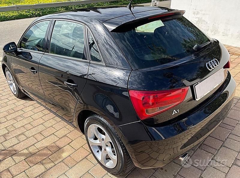 Usata Audi A1 Ambition 90 CV (66 kW) 2014 Nero Utilitaria
