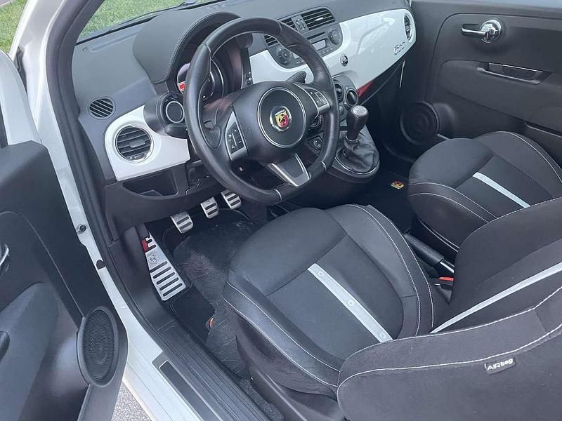Brugt Fiat 500 Abarth 160 HK (117 kW) 2016 Hvid Sedan