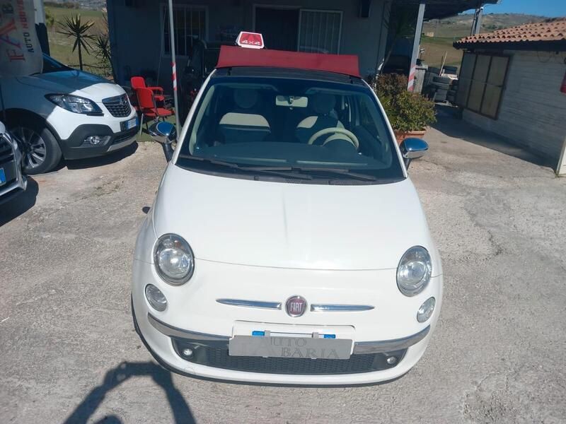 Usata Fiat 500C Lounge 75 CV (55 kW) 2009 Bianco Cabrio