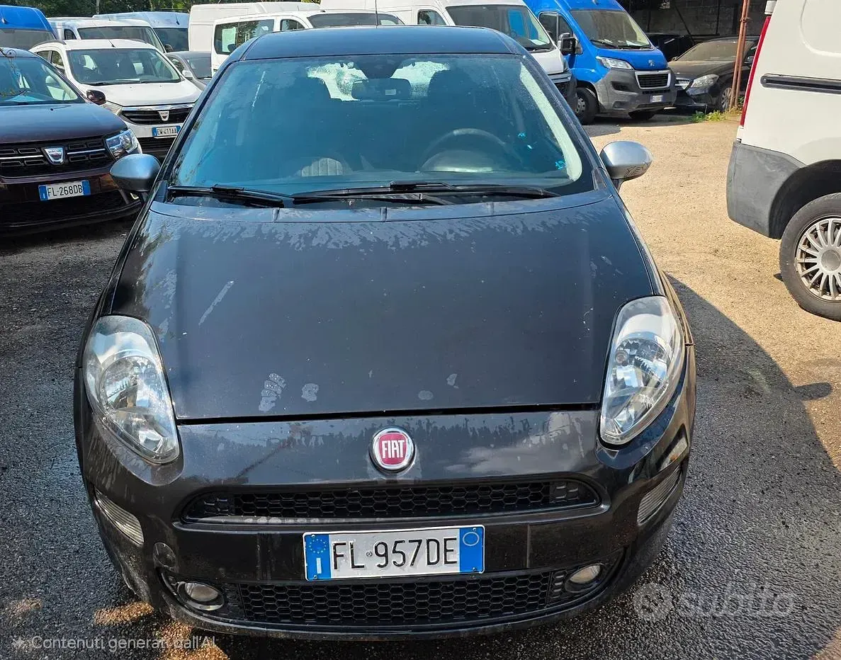 Usata Fiat Punto Street 95 CV (69 kW) 2017 Nero Utilitaria