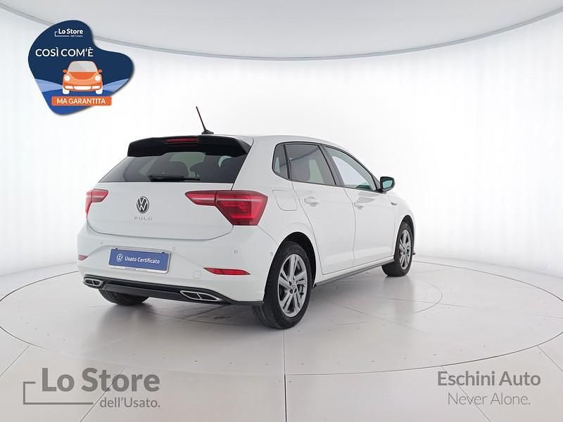 Usata VW Polo R-line 95 CV (69 kW) 2023 Pure white Utilitaria